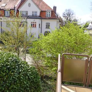 Blick vom Balkon