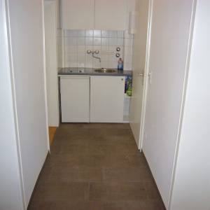 Flur mit Küchenzeile