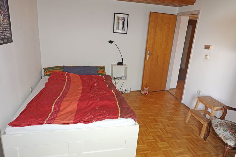 Schlafzimmer vom fenster