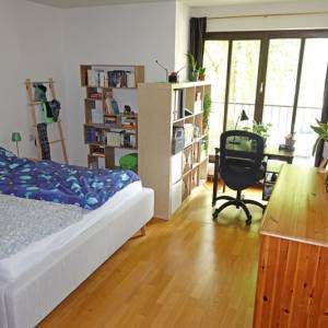 Schlafzimmer von hinten