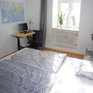 Schlafzimmer von hinten